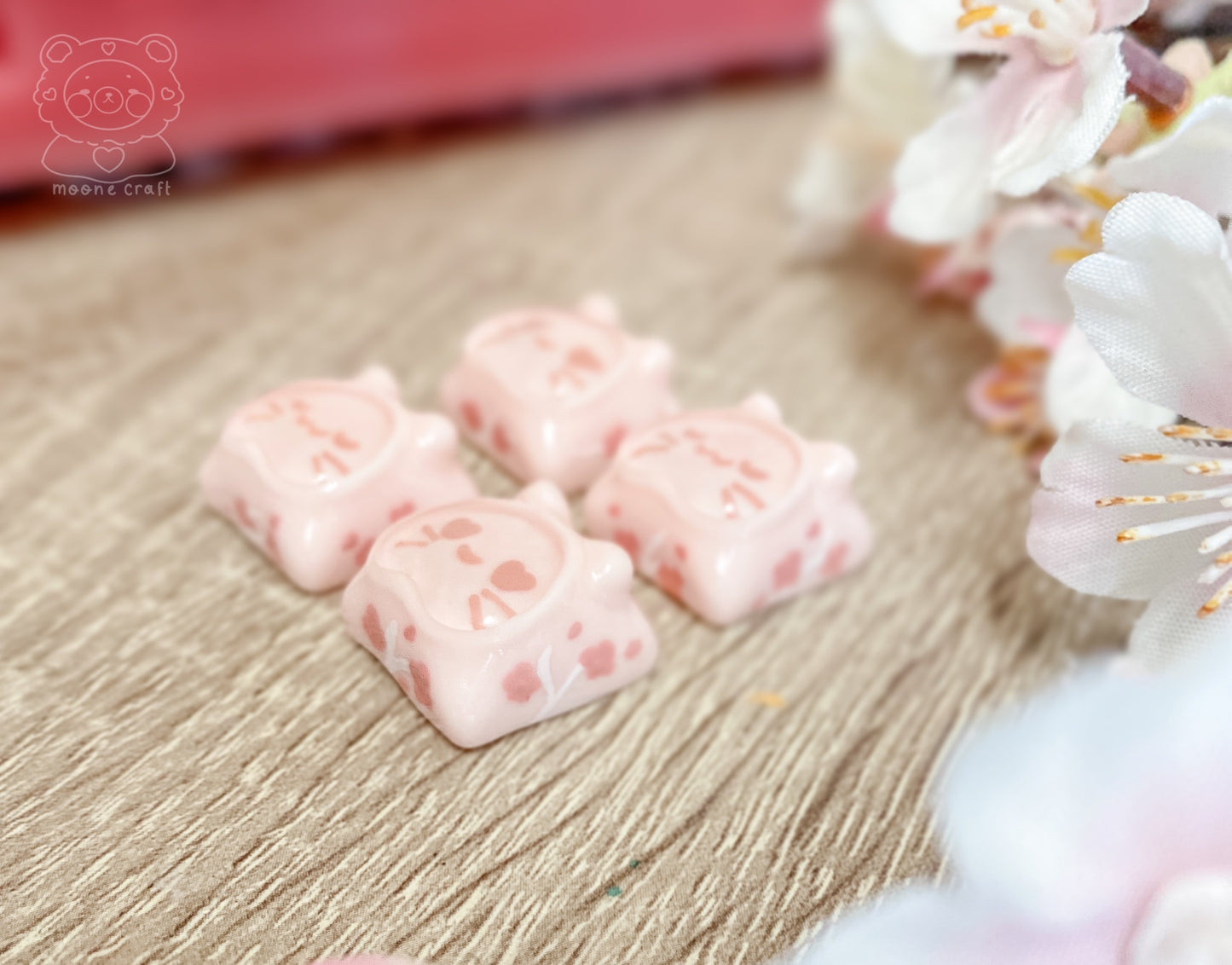 Tsuki - Sakura petals ( uwu face )
