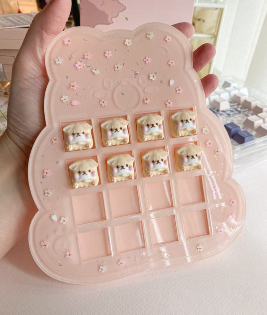 Bear sakura tray ( Made to order)